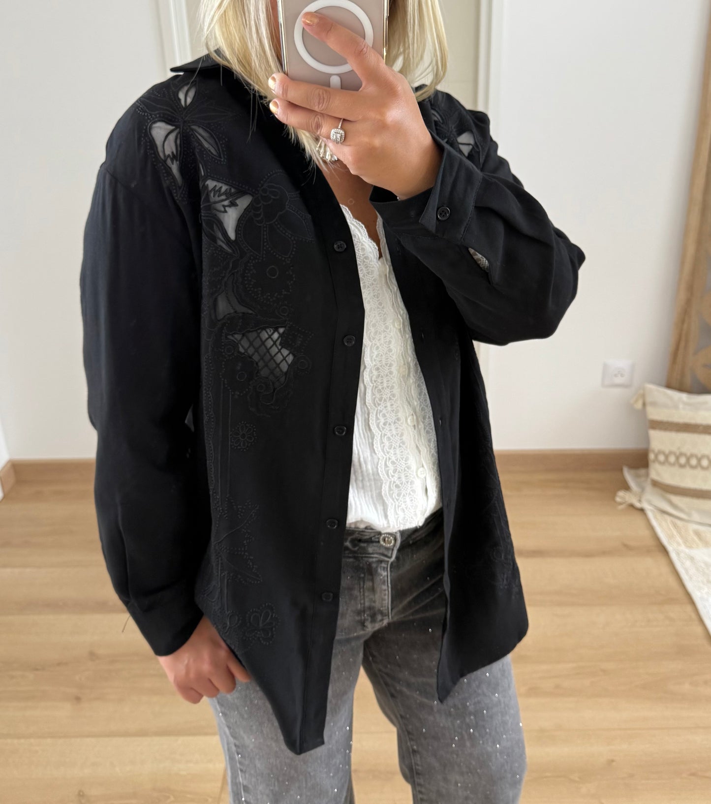 Chemise Elina noire