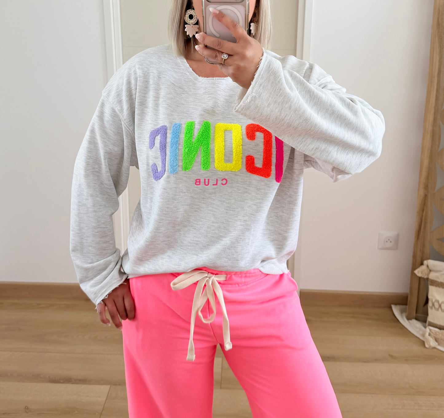 Pull Iconic Gris
