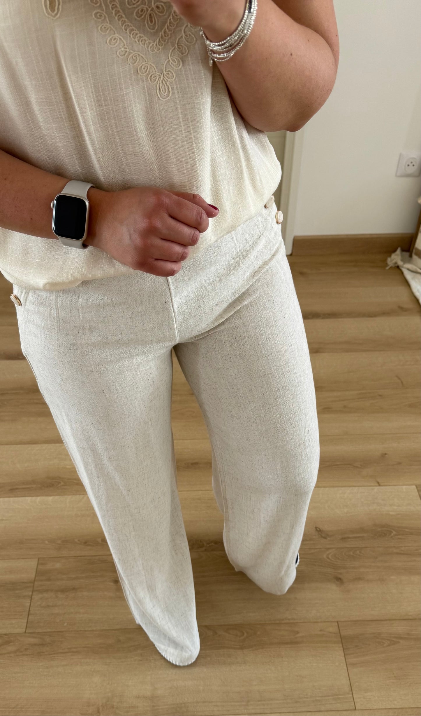 Pantalon en Lin