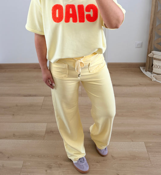 Pantalon Andréa jaune