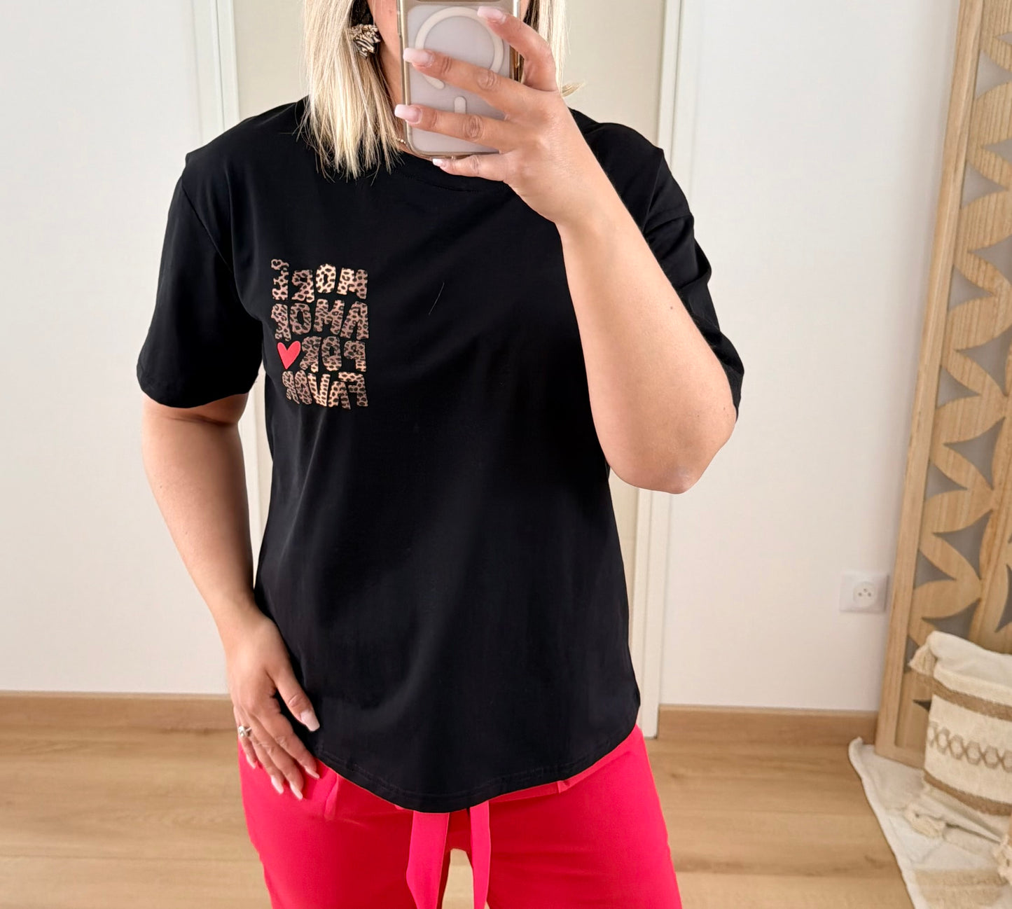 T-shirt More amor