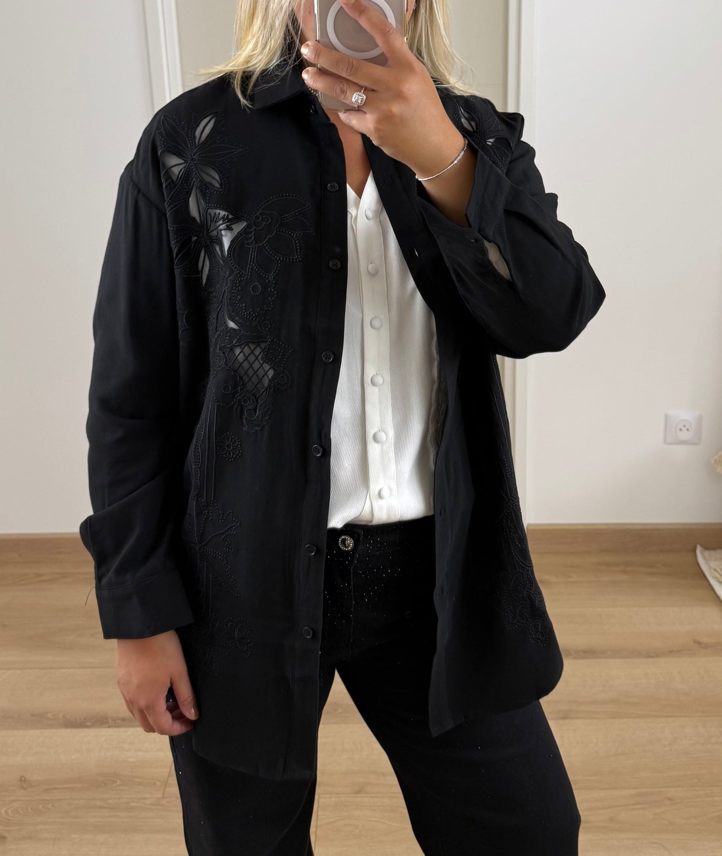 Chemise Elina noire