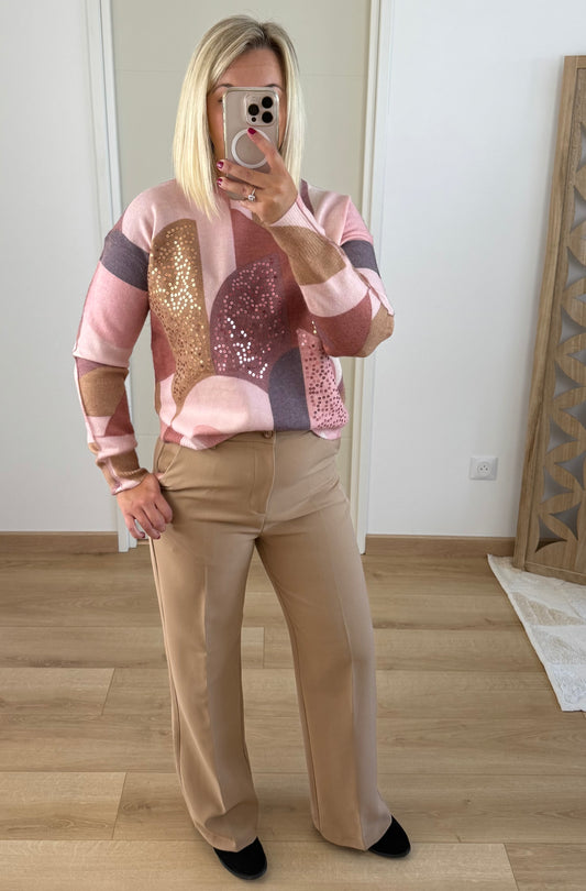 Pantalon Classic Camel