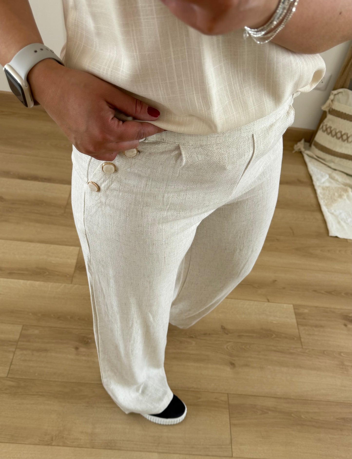 Pantalon en Lin