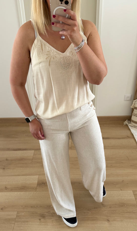 Pantalon en Lin