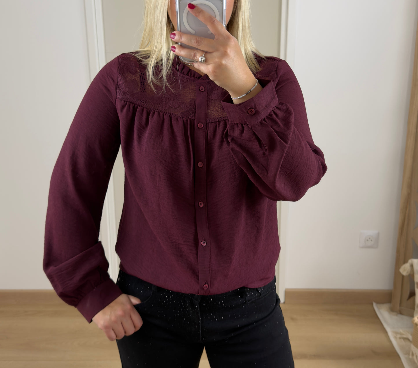 Chemisier en dentelle