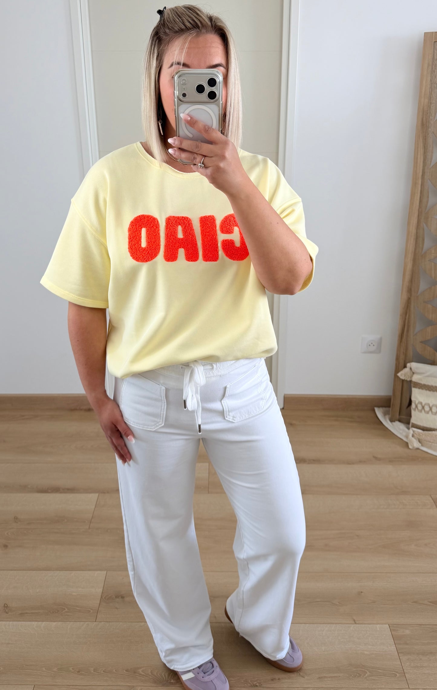 T-shirt Sweat Iconic Jaune
