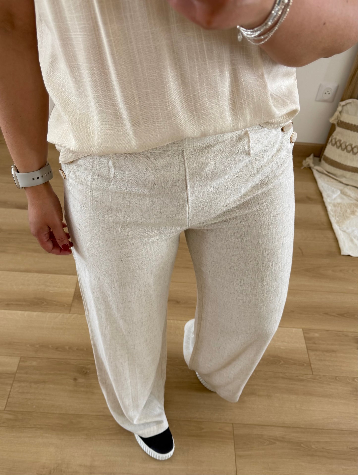 Pantalon en Lin