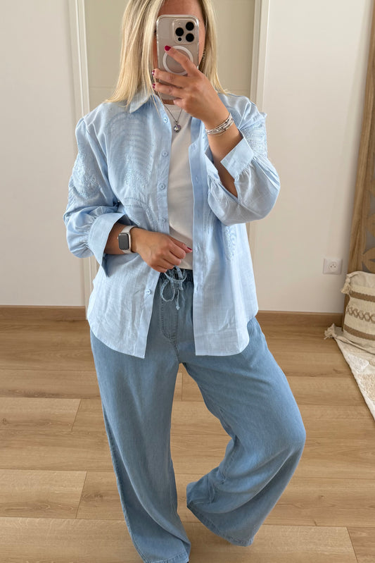 Chemise avec sequins